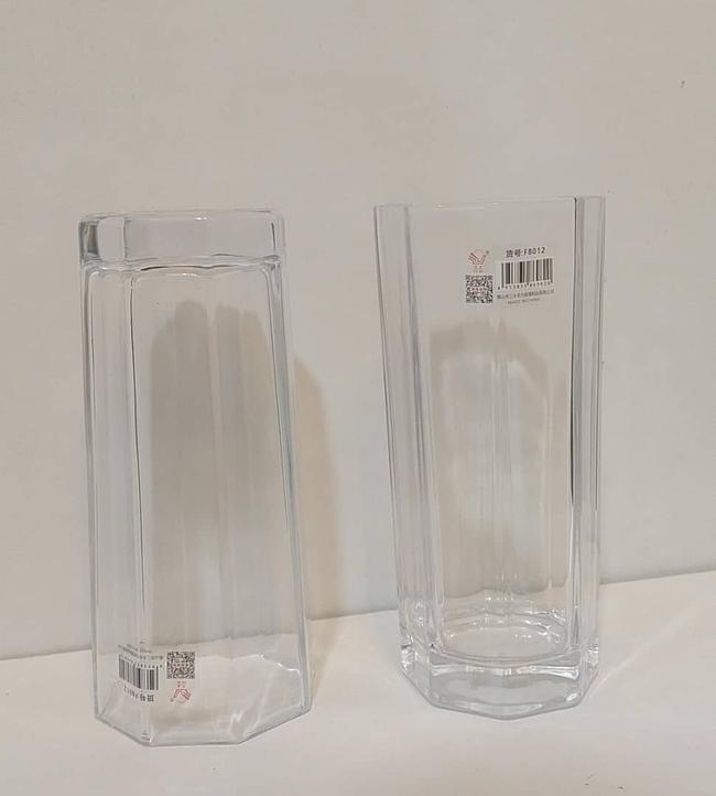 Hexagon Glass Cup