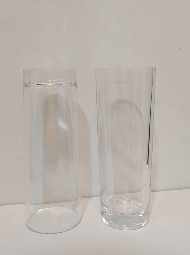 Round Straight Water Glass
