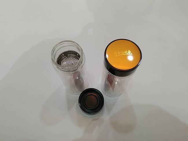 Double Walled Glass Bottle