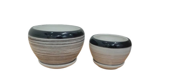 Ceramic Plant Pot set of 2