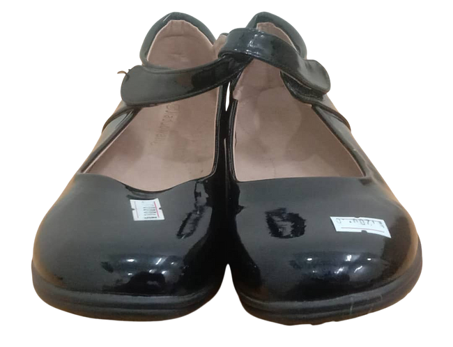 Glowy Black school shoe