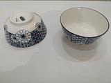 Blue and White Salad Bowl