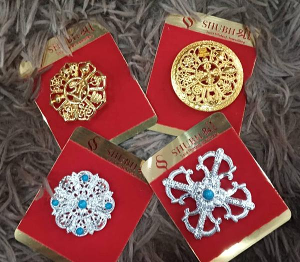 Brooch Gold Silver