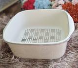 Draining Basket White Large