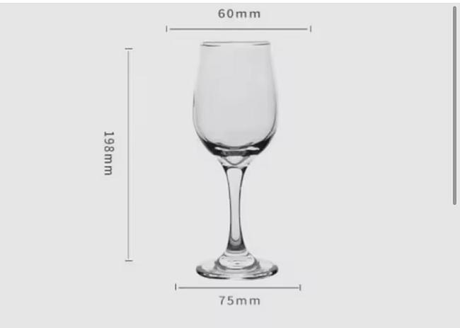 Goblet Wine Glass Large