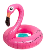 Pink Inflatable Flamingo Pool Float