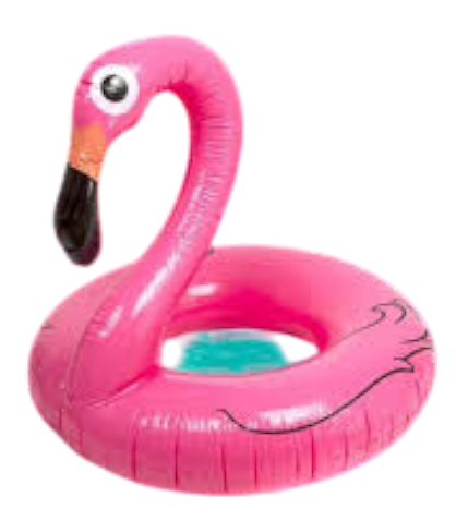 Pink Inflatable Flamingo Pool Float