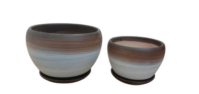Ceramic Plant Pot set of 2