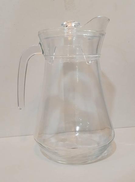 1.3L Jug w/ Lid Glass Clear