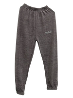 Gray Casual Jogger-Style Pants