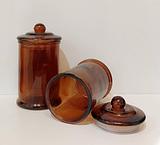 Glass Jar Amber 350ml