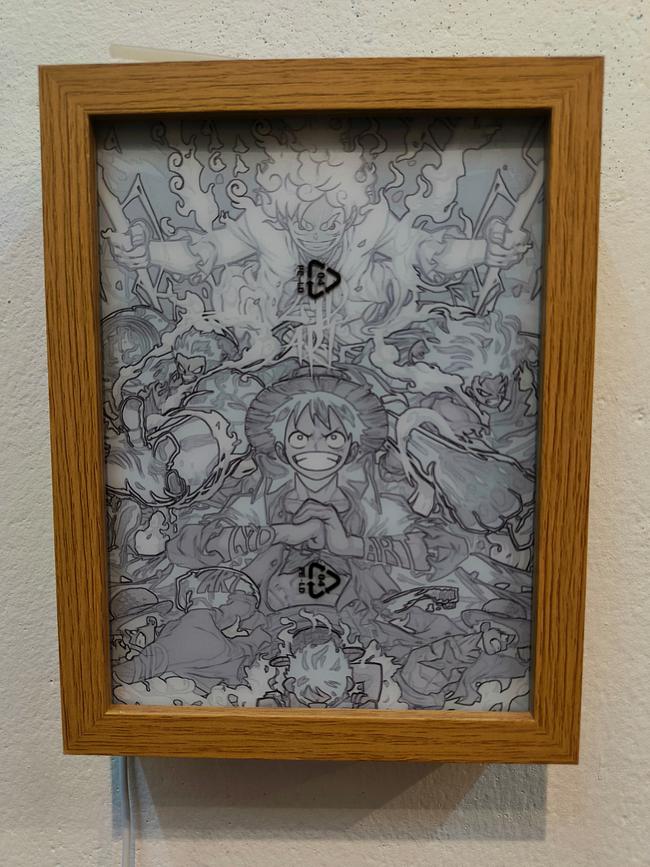 One Piece Luffy LED Frame
