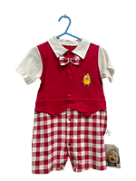 Checked Baby Romper