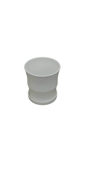 White color Flower Pot- Medium