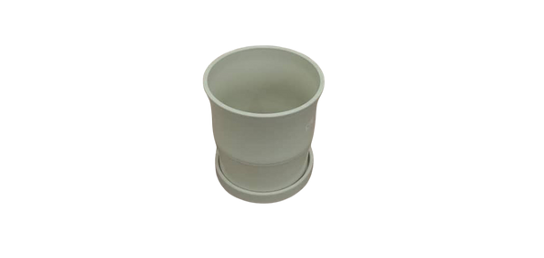 Cream color Flower Pot- Medium