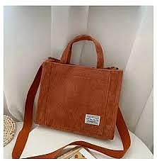 Corduroy Rectangle Bag