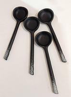 Ceramic Spoons Jap Style Pottery Mixed Colours