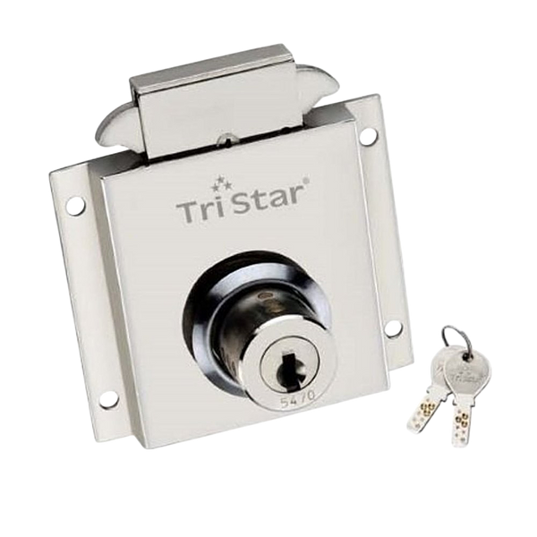 Tri Star 5470 Stainless Steel Door Lock