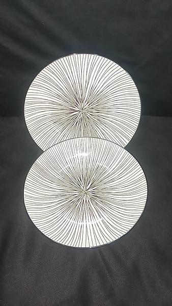 Plate Ice Crystal Black