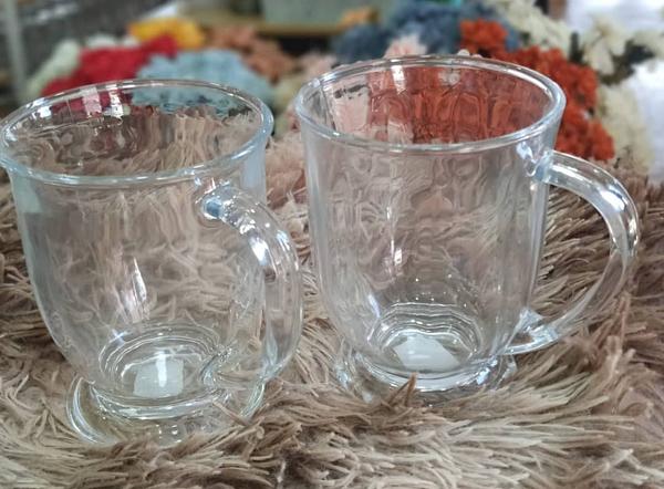 Tempered Glass Tea Cup