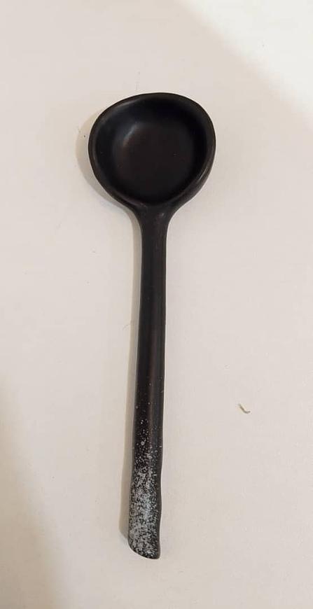 Ceramic Spoons Jap Style Pottery Mixed Colours