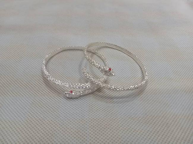 Adjustable Silver Snake Bracelet