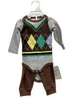 Baby Argyle Sweater Vest Outfit