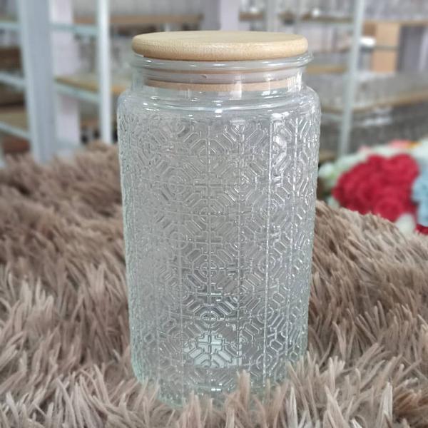 Jar w/ Cork Lid Pineapple