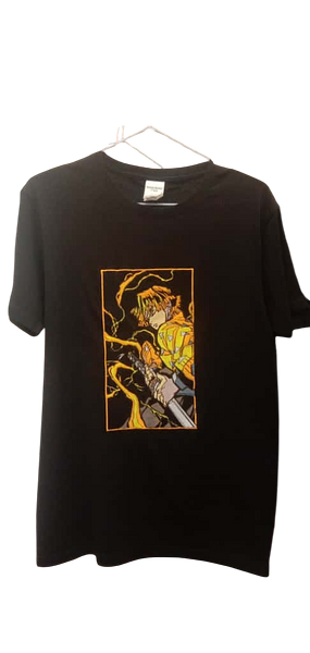 Zenitsu Agatsuma Embroidery T-Shirt