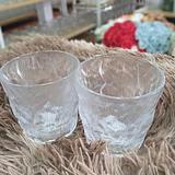 Short Glass Crinkled