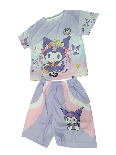 Sanrio Kuromi T-shirt and shorts set